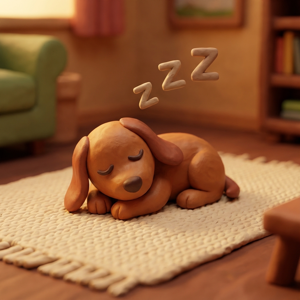 Chien qui dort