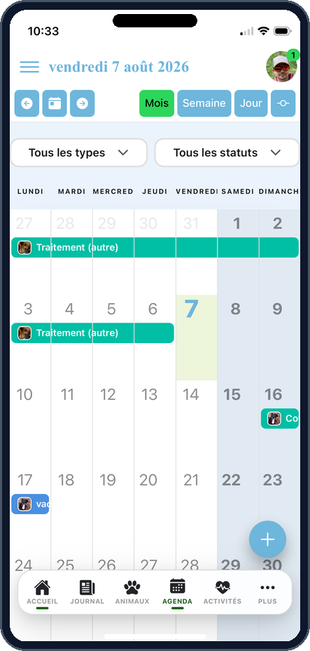 Agenda Intelligent et Planning