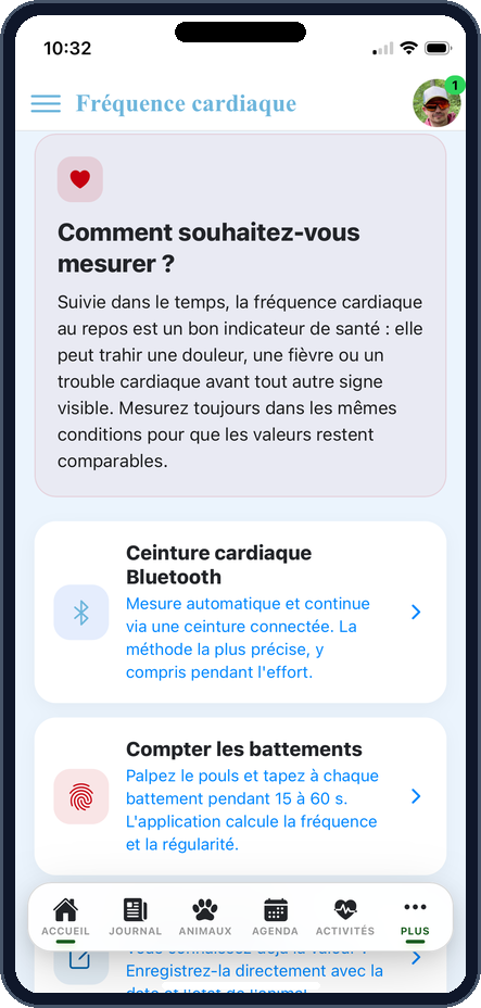 Suivi du Rythme Cardiaque